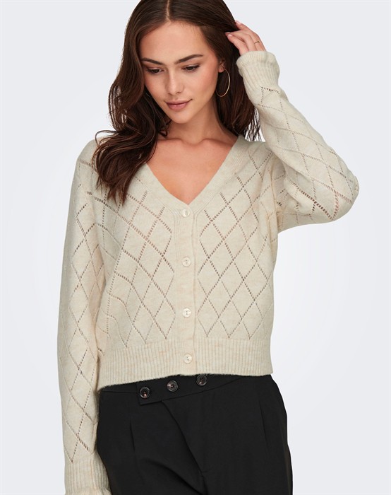 Letty V-Neck Structure Cardigan